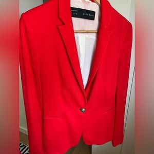 Zara Red blazer size Medium